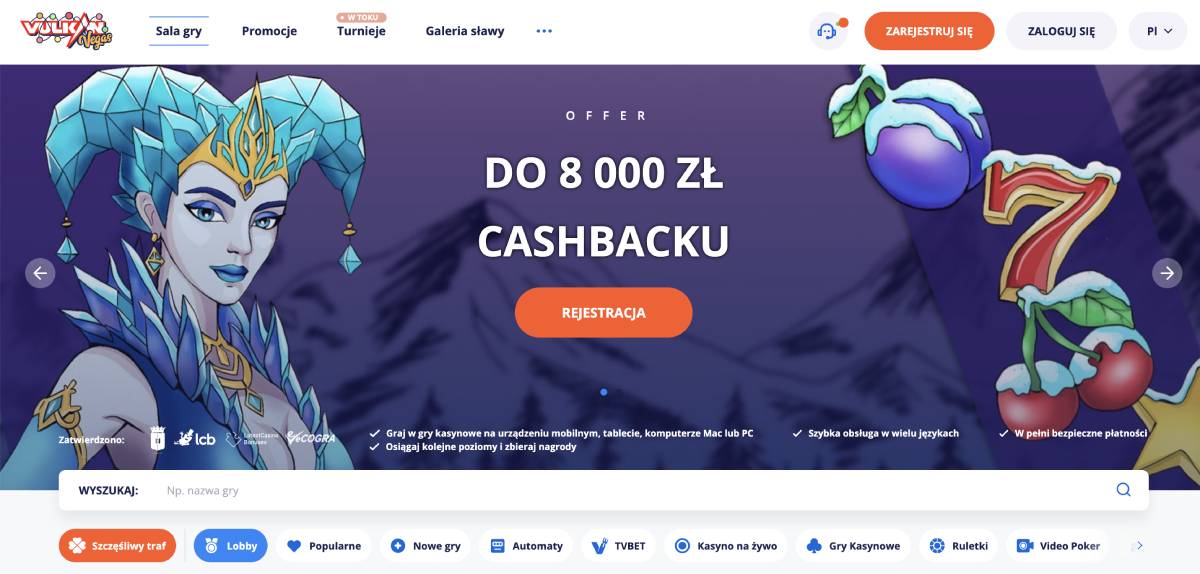 vulkan vegas cashback