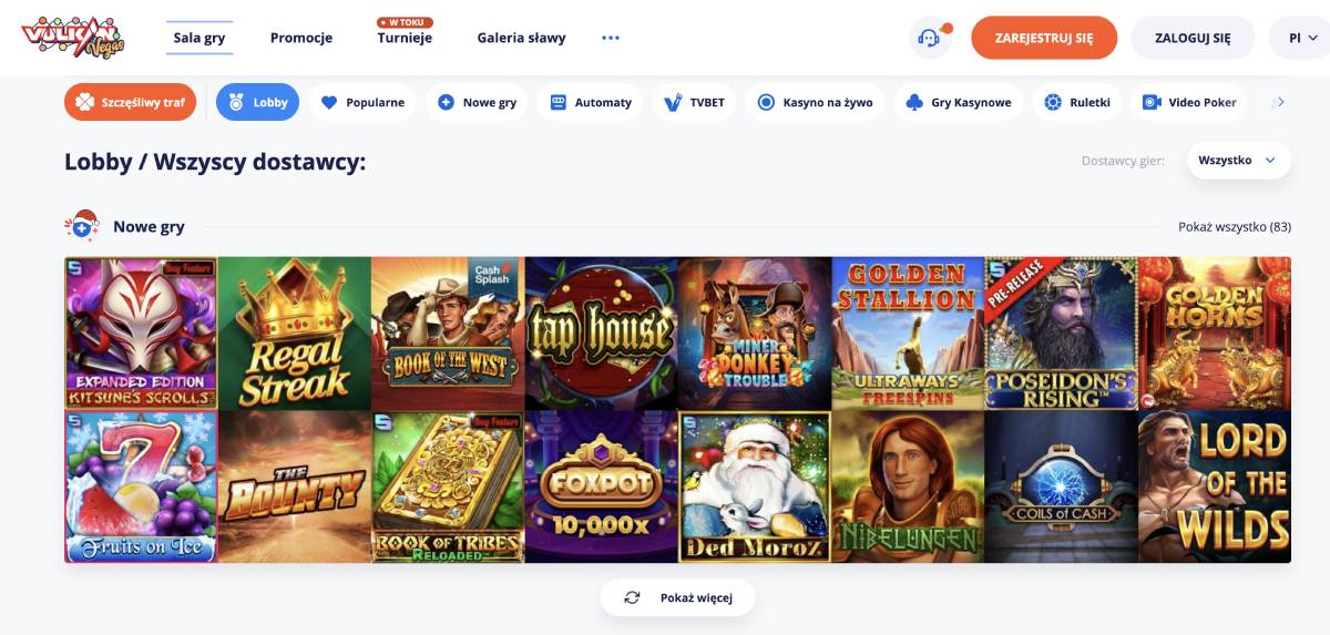 vulkan vegas kasyno gry