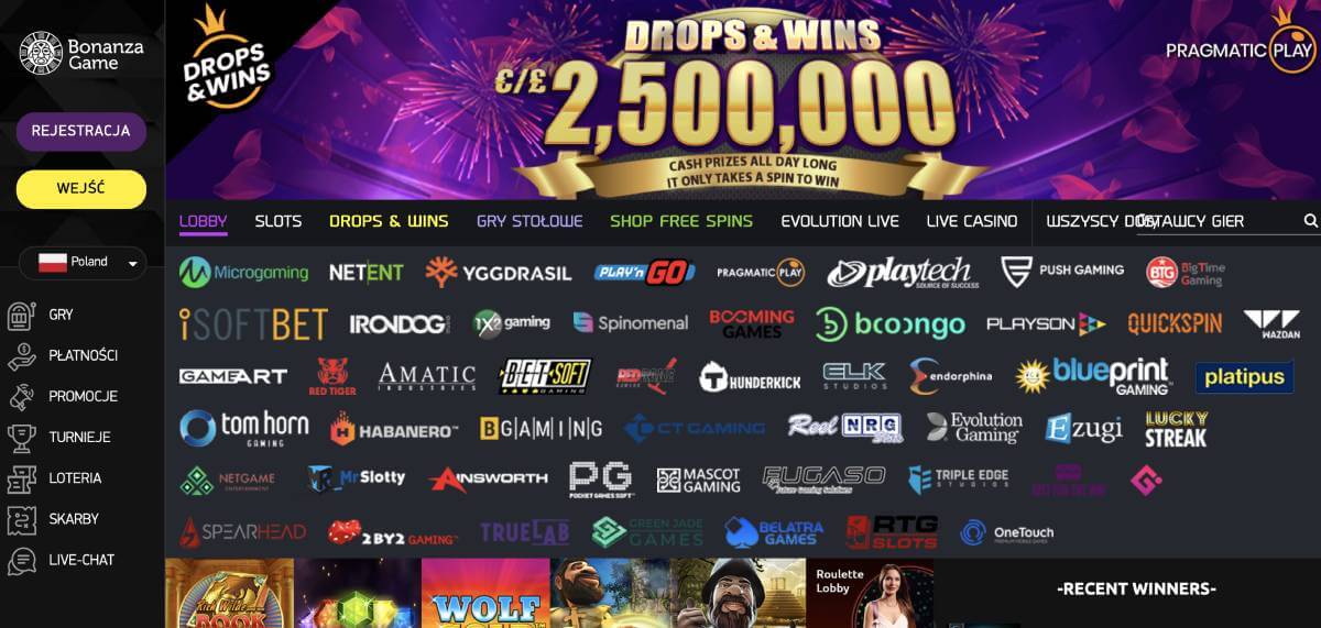 bonanza game casino