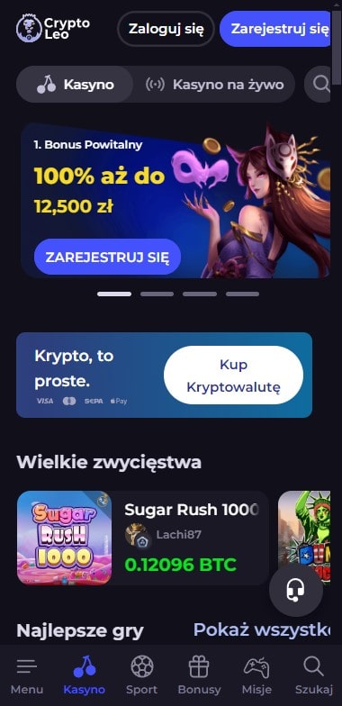 cryptoleo main page