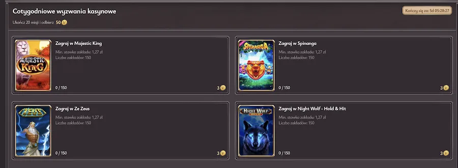 vicibet wyzwania