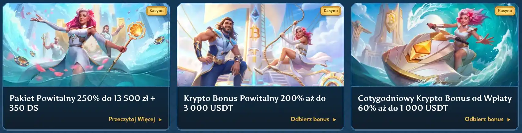 casea tygodniowe krypto bonusy